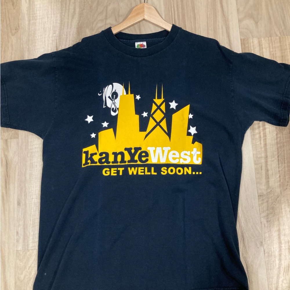 ORIGINAL KANYE WEST THROUGH THE WIRE LYRIC T-SHIRT! 100% Authentic!